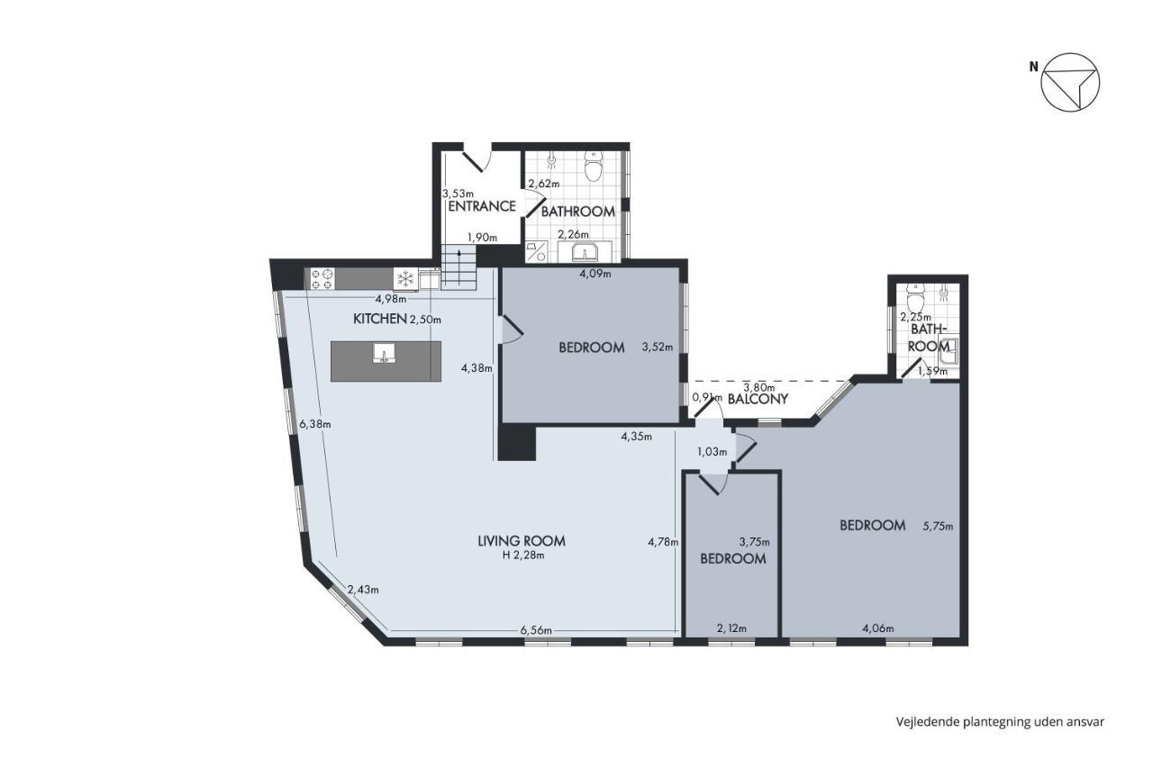 Sanders Regent - Popular Three-Bedroom Apartment Near Central Square Copenhague Exterior foto